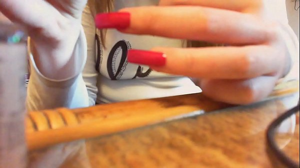 Asmr long nails sexy hands and nails video